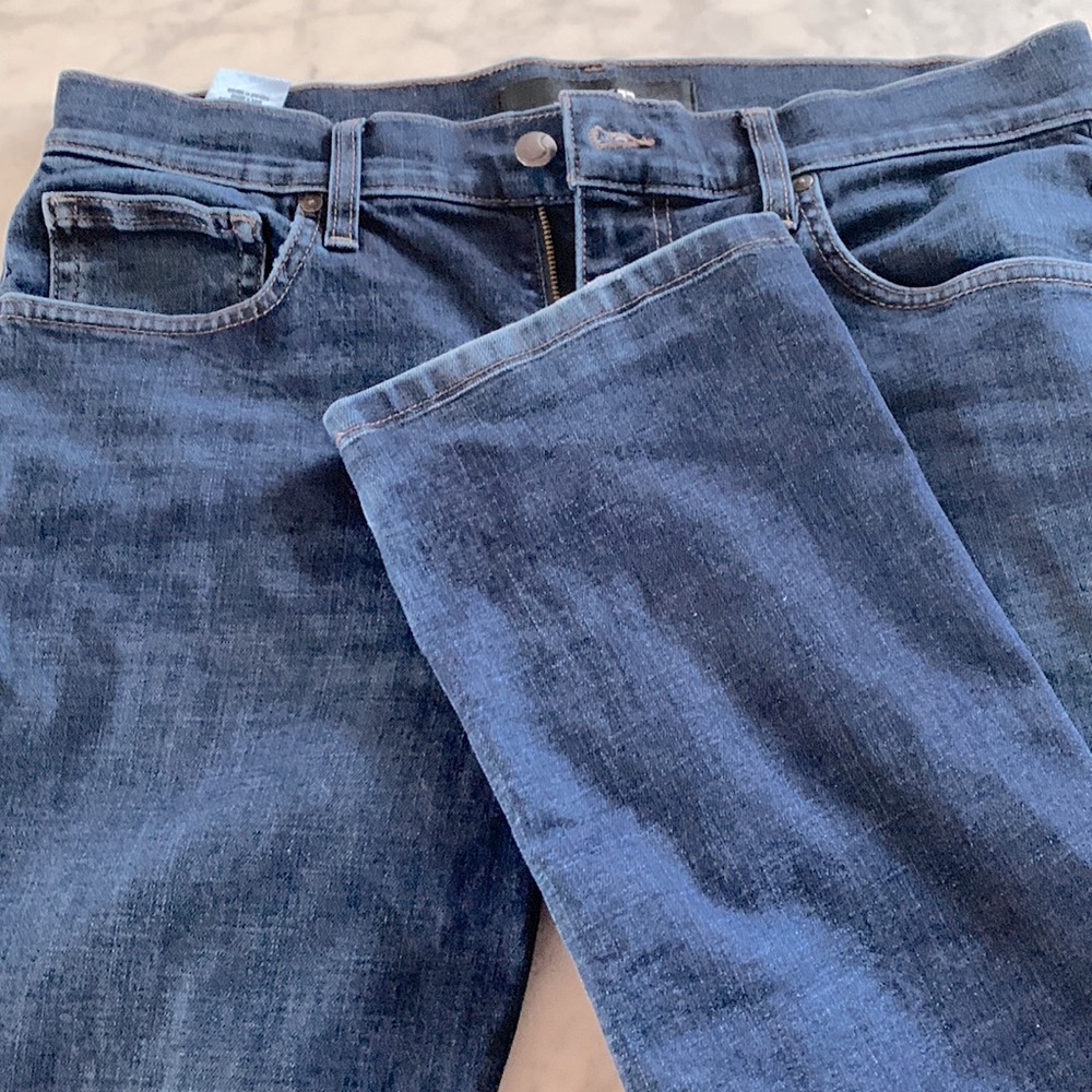 Joe’s Jeans size 31 waist, original hemmed at 30.”